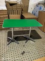 Table pliante robuste en aluminium pour extérieur, ensemble de table de jardin, tables pliantes pour café, boutique, restaurant, laiterie