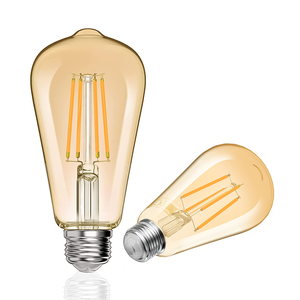 <span class=keywords><strong>Ampoules</strong></span> LED vintage Edison ambre à économie d'énergie 4W 6W 8W, ampoule à filament LED transparente - Product Image 6