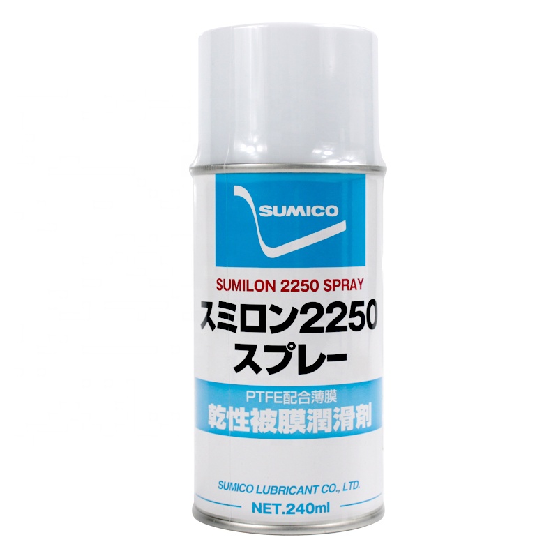 Original Japan Imported Sumico Sumilon 2250 White Dry Film Lubricant Spray 240ml High Concentration PTFE Lubricant