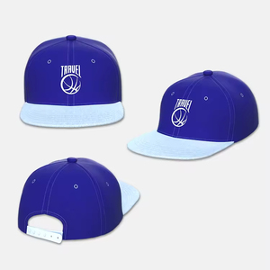 Casquettes de sport personnalisées populaires à l'étranger, design de logo d'équipe, casquette snapback à visière plate, casquettes de basket-ball et de baseball en gros - Product Image 3