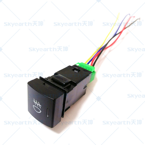 Nuevo Interruptor de Luces Antiniebla para Auto SKYEARTH TS-10 12V 5 Pines Yueze, Botón de Encendido/Apagado con Indicador Azul, Repuestos para Auto - Product Image 3