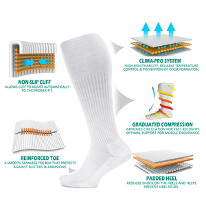 <span class=keywords><strong>Chaussettes</strong></span> <span class=keywords><strong>antidérapantes</strong></span> de <span class=keywords><strong>Rugby</strong></span> respirantes et absorbantes de la sueur pour hommes, Sports d'athlétisme, équipe de Football américain - Product Image 3