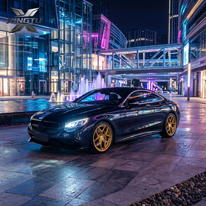 Rines XINGTU Performance Gold de Fibra de Carbono Forjada, Diseño Cóncavo Profundo, 20, 21 y 22 Pulgadas, PCD 5x130 para <span class=keywords><strong>McLaren</strong></span>, BMW, Mercedes Benz AMG - Product Image 6