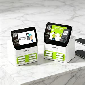 Station <span class=keywords><strong>de</strong></span> paiement POS pour partage <span class=keywords><strong>de</strong></span> batteries externes avec <span class=keywords><strong>lecteur</strong></span> <span class=keywords><strong>de</strong></span> <span class=keywords><strong>carte</strong></span> <span class=keywords><strong>de</strong></span> crédit NFC et écran publicitaire LCD - Product Image 1
