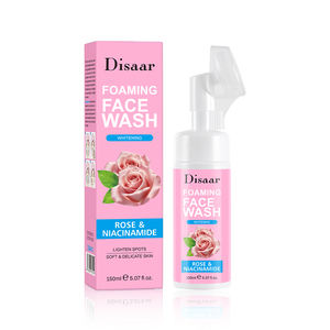 Espuma Facial Limpiadora <span class=keywords><strong>de</strong></span> Rosas con Niacinamida para el Cuidado <span class=keywords><strong>de</strong></span> <span class=keywords><strong>la</strong></span> Piel, Ilumina, Aclara <span class=keywords><strong>Manchas</strong></span>, Suaviza, Mousse Limpiadora Facial - Product Image 1