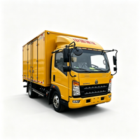 Camion utilitaire diesel Sinotruk Howo 4x2 d'occasion, conduite à droite, Euro 3, cabine simple 2 places, pour le transport de légumes et de marchandises générales