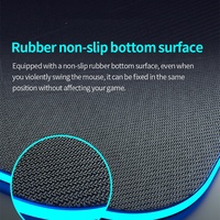 Tapis de souris de jeu pour ordinateur, grand format, RGB personnalisé, non toxique, tailles personnalisables