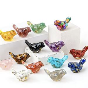 Vente en gros de gravier de mascotte de haute qualité, produit spirituel, artisanat en cristal de guérison, artisanat en résine d'animaux, copeaux de résine pour la décoration de la maison - Product Image 3