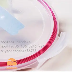 Silicone Silicon Gasket Silicone Rubber Plastic Sealing Ring For Lunch Box Container Silicone Gasket