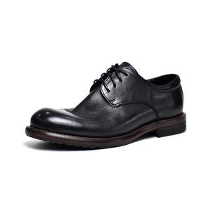 Nouvelles Chaussures Britanniques Tendance pour Hommes - Mocassins en Cuir Véritable à Lacets, Bout Carré, Formels et Décontractés, Antidérapants et Respirants - Product Image 5