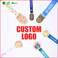 Cordon personnalisé en polyester pour médailles, avec crochet, pour récompenses de compétitions sportives, marathons, prix et souvenirs – Vente en gros