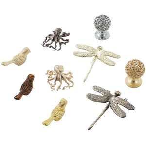 Lcgdis Zinc Alloy Bird Dragonfly Cabinet Knobs Novelty Shape For Drawer Furniture Hardware Handles Scandinavian Style - Product Image 3