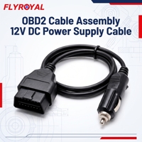 Câble OBD2, faisceau de câbles automobiles, câble d'alimentation 12V DC avec prise allume-cigare, sauveur de mémoire ECU
