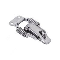 Loquet à ressort en acier inoxydable J108B à bas prix, loquet à bascule pour armoire, loquet de verrouillage pour boîte de refroidissement, loquet de verrouillage pour boîte en carton