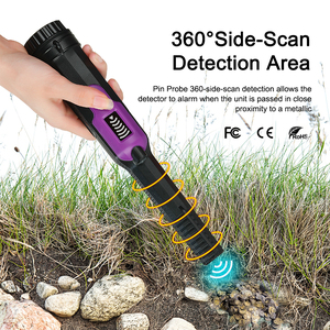 Detector de Metales Industrial Portátil con Carcasa Transparente Impermeable y Varilla de Posicionamiento con Pantalla de Cristal - Product Image 5