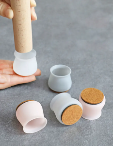 Protezioni Trasparenti in Silicone Elastico per Gambe di Sedie e Tavoli, Cuscinetti Protettivi per Pavimenti - Product Image 5