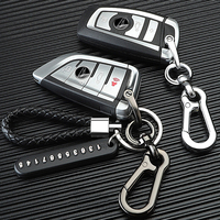 Promotion Anti-perte téléphone plaque d'immatriculation porte-clés bricolage véhicule carte tresse porte-clés en cuir PU téléphone plaque d'immatriculation porte-clés