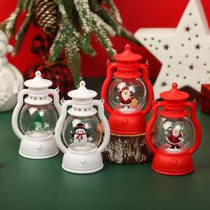 Linterna Navideña Colgante LED con Diseño de Santa Claus y Muñeco de Nieve, Decoración Navideña para el Hogar - Product Image 3
