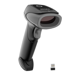 เครื่องสแกนบาร์โค้ดแบบไร้สาย HENEX HC-3206R ชนิด 1D เชื่อมต่อผ่าน USB รองรับ <span class=keywords><strong>Windows</strong></span>/iOS/Android สแกนได้ 300 ครั้ง/วินาที ใช้งานได้แบบแฮนด์ฟรี มีสินค้าในสต็อก - Product Image 4