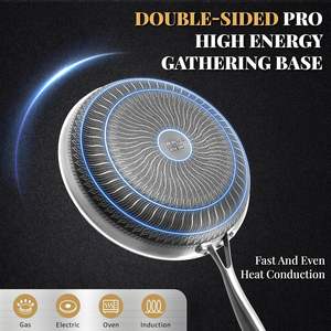 Poêles à frire en acier inoxydable triple antiadhésif 8 10 12 pouces Poêle à frire en nid d'abeille 20cm 24cm 28cm Poêle à frire hybride - Product Image 3