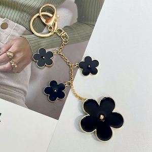 Women's Flower Bag Charms Enameled Keychain <b>Purse</b> Accessories Fashion Handbag Decoration Keyring - Product Image 6