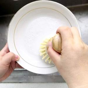 Cepillo de limpieza de cocina pequeño, promocional, de alta calidad, multifuncional, ecológico, mango de madera, cepillo de limpieza - Product Image 4