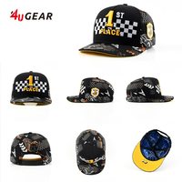 4UGEAR Casquettes en gros : Casquettes de baseball légèrement courbées, Casquettes snapback à visière en coton, Casquettes de course à 5 panneaux, Casquettes A-Frame, Casquettes Dad Hat