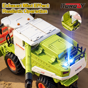 Tractor Agrícola RC SJY-6618 a Escala 1/24, 2.4G, 15 Canales, Juguete para Niños, Cosechadora RC con Sonidos, Luces y Pulverizador - Product Image 3