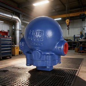 Spirax Sarco equivalent stoomafscheider, handbediende vlotterafscheider, WCB staal, flens, geschroefd, voor waterboiler stoomsysteem - Product Image 4