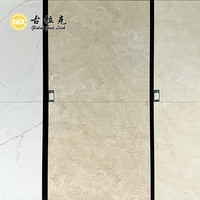 Texture de marbre chaud élégant carrelage en porcelaine de couleur Beige pour intérieur décoratif maison hôtel mur sol fond mat