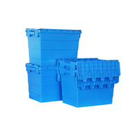 Bacs de rangement en plastique polyvalents, robustes et empilables pour l'alimentation, l'agriculture et l'industrie