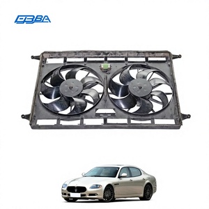 Radiator <b>Cooling</b> Fan For Maserati Quattroporte GranTurismo 2007-2015 OE 263142 263143 ABS Auto <b>Cooling</b> Fan Assembly - Product Image 1
