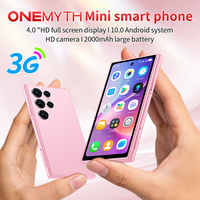 Promotion S25pro Smartphone Android 4 pouces Mini Écran HD Français Reconnaissance Faciale Excellente Caméra Double SIM LTE