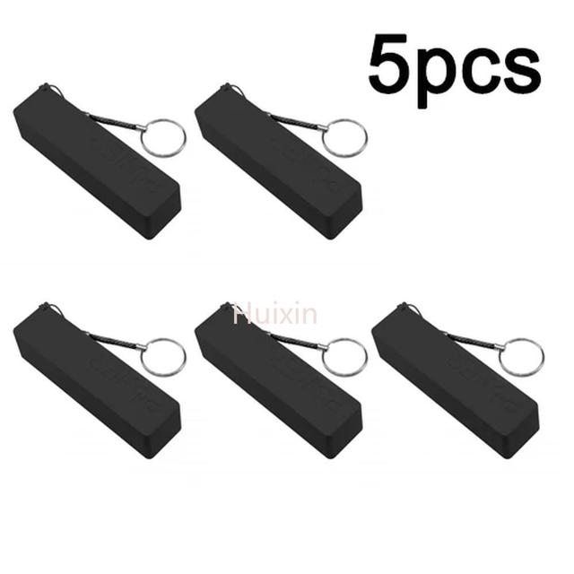 5PCS USB Mobile Power Charger DIY Box Shell Kit 18650 Battery DIY Box Power Bank Case Black Pink White 96X24X23mm Battery Box