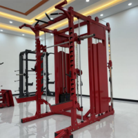 YG-1066 Machines de musculation multifonctionnelles Banc de musculation Rack de musculation multifonctionnel Machine Smith multifonctionnelle robuste à vendre