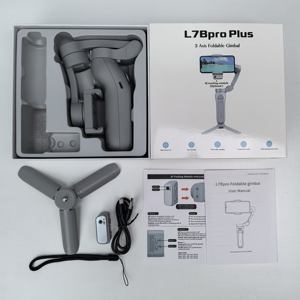 Fornitura di fabbrica pieghevole palmare <span class=keywords><strong>cellulare</strong></span> Gimbal <span class=keywords><strong>stabilizzatore</strong></span> L7Bpro con AI Face Tracking Anti-shaking <span class=keywords><strong>per</strong></span> VLOG Selfie Live - Product Image 2