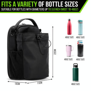 Bolsa de Gimnasio Magnética Personalizada, Bolsa Deportiva de Viaje para Hombre y Mujer, Bolsa Bandolera Magnética Pequeña con Porta Botella de Agua - Product Image 3