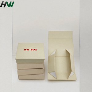 Custom Logo Luxury Matte Rigid Cardboard <b>Foldable</b> Flat-Pack Magnetic Closure Gift <b>Box</b> with Embossing and Matt Lamination - Product Image 1