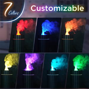 Minigo xe khuếch tán độ ẩm tự động Máy lọc không khí aromo làm mát không khí với ánh sáng <span class=keywords><strong>LED</strong></span> cho xe hương thơm hương liệu khuếch tán - Product Image 3