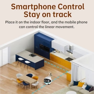 Caméra pour animaux de compagnie avec détection de mouvement contrôlée par application, jeu interactif, accessoire pour chats - 1080p HD, audio bidirectionnel, logo personnalisé - Product Image 3