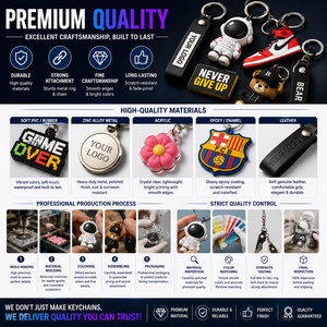 Custom <b>Firefighter</b> PVC Keychain Soft Rubber 3D Cartoon Keyring OEM Promotional <b>Gift</b> Key Chain - Product Image 5