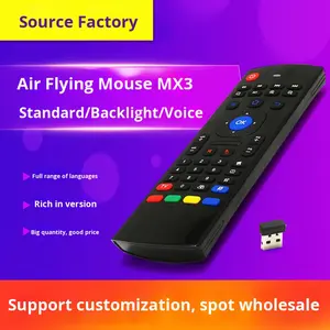 Universal MX3 Air Mouse 2.4G <span class=keywords><strong>Keyboard</strong></span> Nirkabel Baterai AAA <span class=keywords><strong>Remote</strong></span> Control untuk Tv Box - Product Image 4