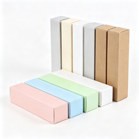 Boîte en carton de couleur ordinaire personnalisée pour l'environnement, emballage de rouge à lèvres, emballage de cosmétiques, petite boîte en papier pour parfum