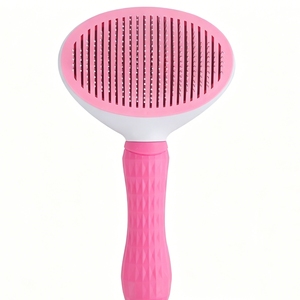 Cepillo Quitapelusas para Mascotas con un Solo Clic, Peine Autolimpiante para Perros y Gatos - Product Image 2