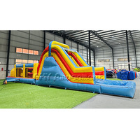 Parcours d'obstacles gonflables en PVC de qualité commerciale pour adultes