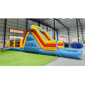 Carrera de obstáculos inflable de PVC para niños de grado comercial para adultos - Product Image 3