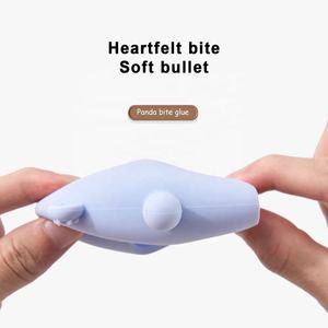 Mordedor de silicona para muñeca de bebé, forma de Panda, juguete masticable para dentición, manopla portátil, chupete calmante para necesidades de succión de bebé - Product Image 5