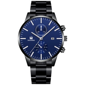 2025 New arrivals Aliexpress thời trang PU da dây đeo thạch anh Đồng hồ cho nam giới kinh doanh hoạt động Tracker ai trợ lý giọng nói - Product Image 3