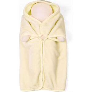 Saco de dormir infantil de felpa suave para <span class=keywords><strong>cuna</strong></span>, cochecito de viaje, toalla de envoltura para bebés de 0 a 10 meses, manta para bebé recién nacido de 35 pulgadas - Product Image 1