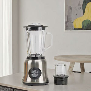 Mini Licuadora Portátil 2 en 1 para Frutas, 6 Cuchillas, Uso Doméstico, Carcasa de Acero Inoxidable, Capacidad de 1.5L, Eléctrica, para Cocina - Product Image 3